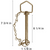 707HP Swivel-Handle Forged Hitch Pin with Chain