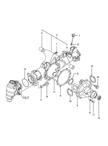 EX2900(CCY) - FRONT AXLE CASE