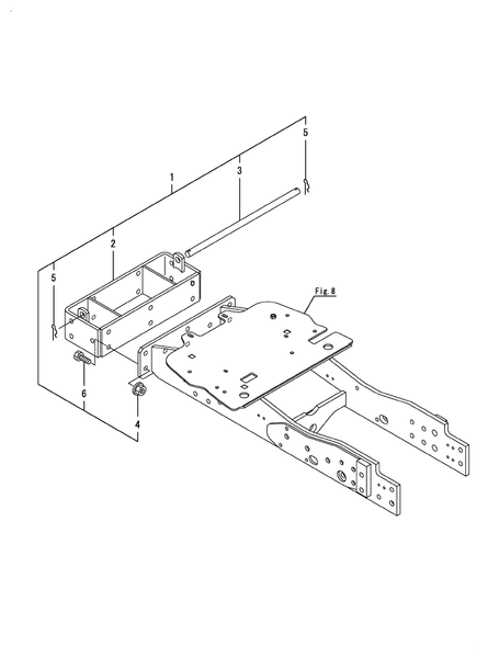 EX2900(CCY) - FRONT HITCH(OPTION)