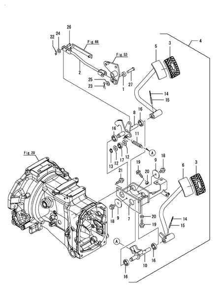 EX3200(CCY) - HYDRAULIC PEDAL