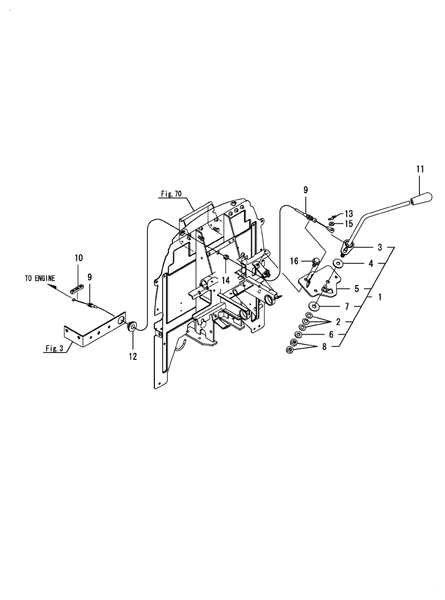 LX4900 - ACCEL LEVER