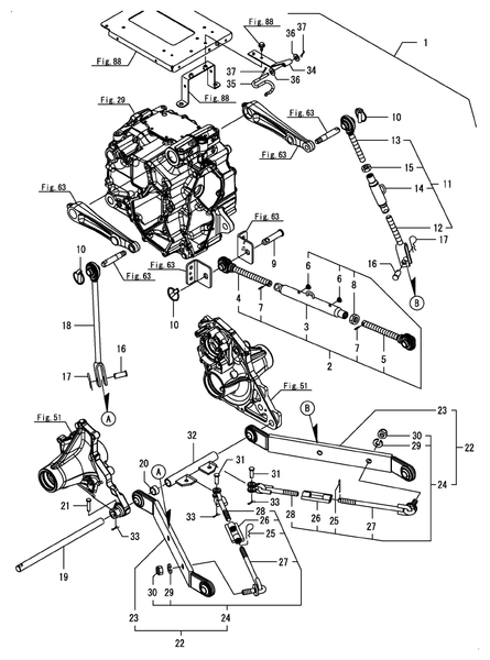 SA223 - THREE POINT LINK