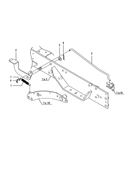 SC2450(CCY) - DIFF.LOCK PEDAL