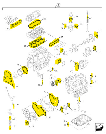 MT40225030 GASKET