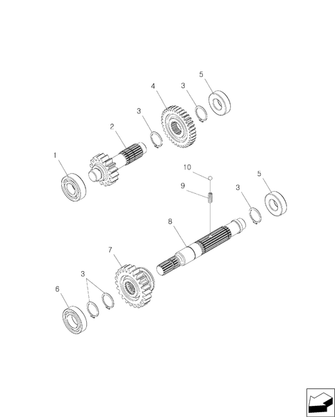 BOOMER 20 23.101.03 - 4WD SHAFT & GEARS, 25 KM/HR