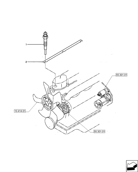 BOOMER 20 55.201.03 - GLOW PLUG