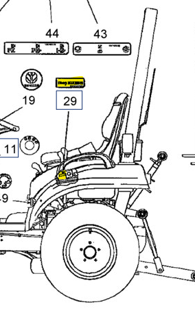 SBA390198780 DC Power Supply Decal