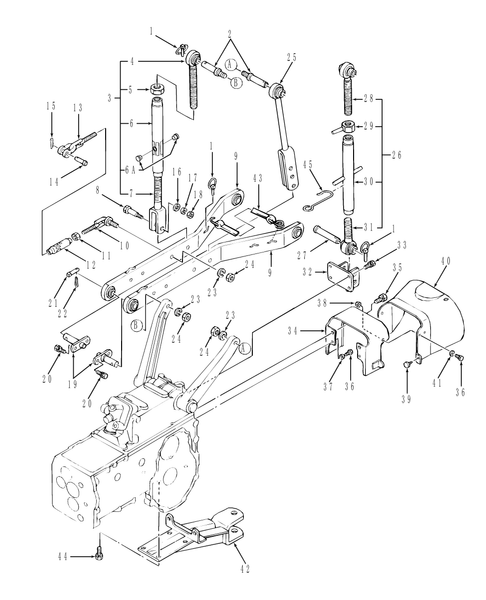 TC23DA 09.01 - THREE POINT LINKAGE