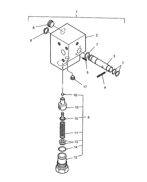 TC34DA-07.10 - MANIFOLD DIVERTER BLOCK - SBA340016660