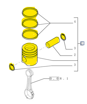 2996831 PISTON ASSY