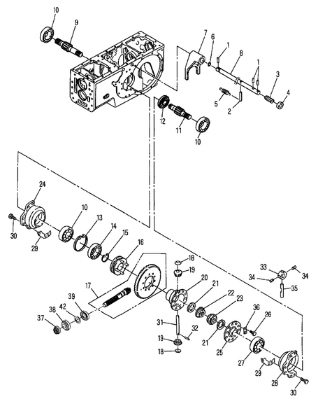 TC35A-05.01 - REAR AXLE DIFFERENTIAL & LOCK LINKAGE