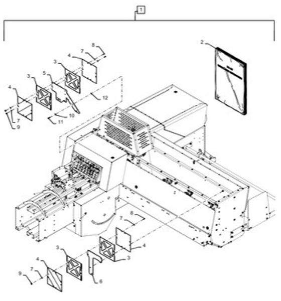 BC5070-90.108.05 - WIDTH SIGNAL PLATES KIT, FRANCE