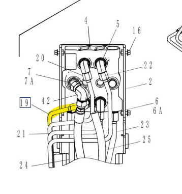87029011 Mid-Mount Control Valve Tube