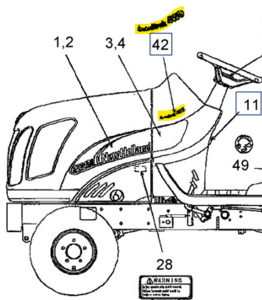 SBA390160381 DECAL -  ''Sensitrak 4WD''