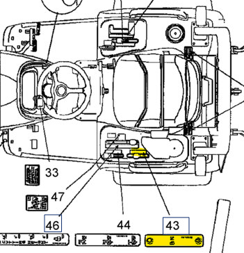 SBA390174181 DECAL - Range Selector Lever