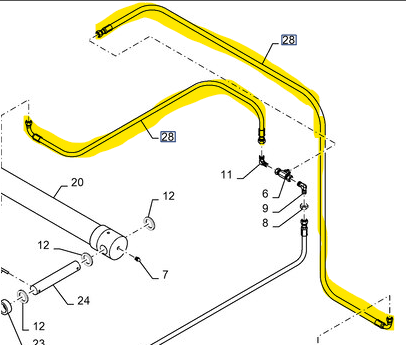 51400465 HYDRAULIC HOSE