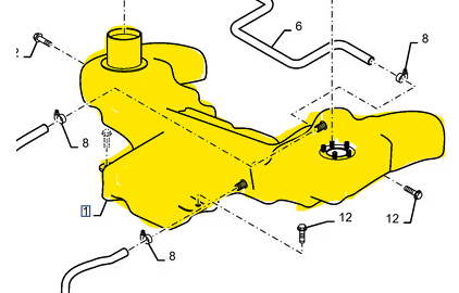 MT40405022 FUEL TANK