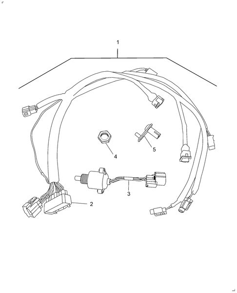Diagram of all the parts for the TC55DA-06.07 - EHSS SHUTTLE SWITCH KIT #2 - ( S/N  HX10715 AND AFTER) at BRIM:Parts.