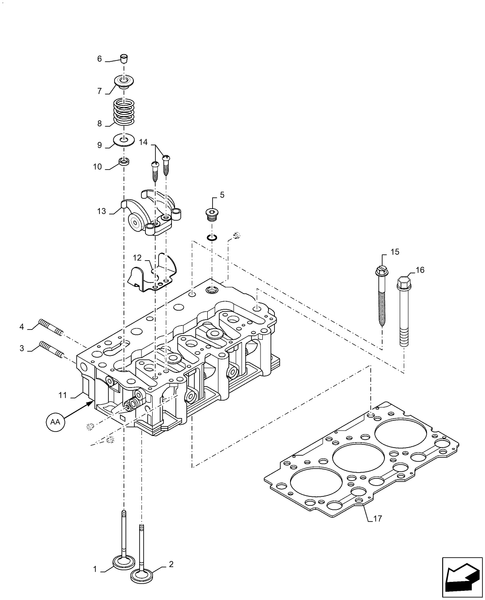 Workmaster 60 - CYLINDER HEAD, ASSY, CYLINDER HEAD ASSY