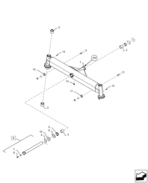 Workmaster 60 - FRONT AXLE, FIXED, STEERING, POWER