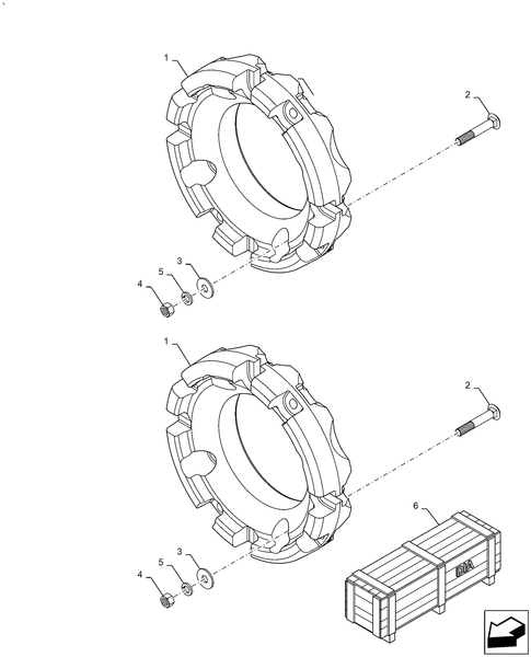 Workmaster 60 - DIA KIT, REAR, WHEEL, ASSEMBLY