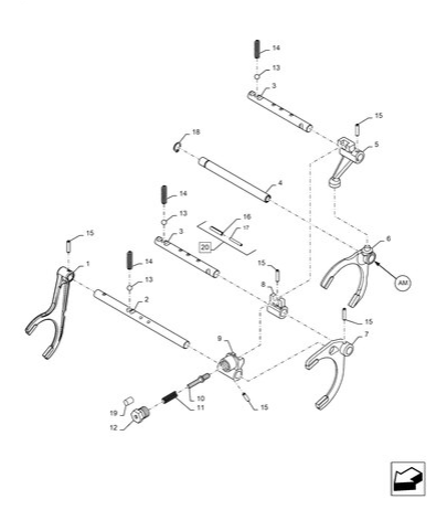 Workmaster 60 - TRANSMISSION, GEAR - SHIFTING