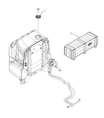 Workmaster 60 - DIA KIT, LOCKABLE FUEL CAP, TANK