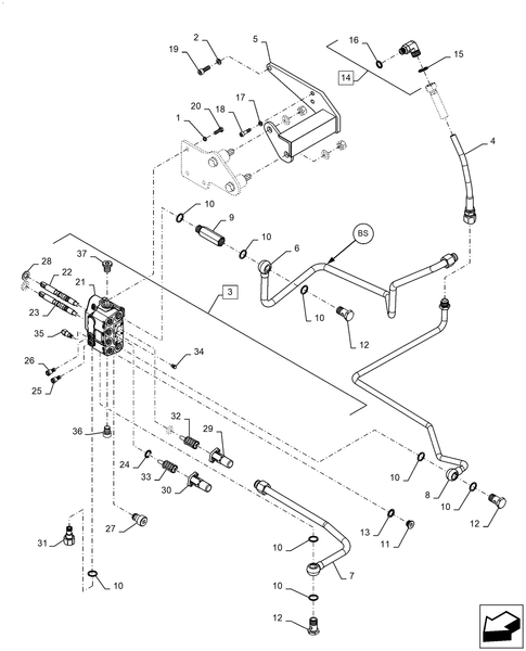 Workmaster 70-35.204.BS[01] - VAR - 337911081, MID-MOUNT CONTROL VALVE ; (Var) 337911081