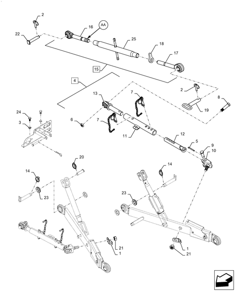 Workmaster 70-37.120.AX[12] - VAR - 343785081, 343785082, 344391081, 344391082, 344630081, 344630082, 344631081, 344631082, HITCH, FLEX LINK ENDS ; (Var) 343785081, 343785082, 344391081, 344391082, 344630081, 344630082, 344631081, 344631082
