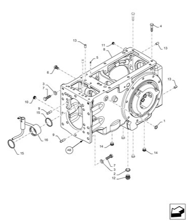 Workmaster 70-27.100.AB[02] - AXLE HOUSING, REAR