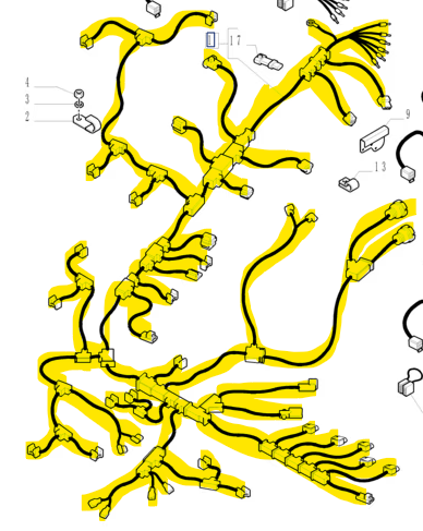 87301860 WIRE HARNESS