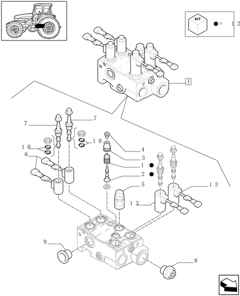 TM120-1.21.2/ A[01A] - VALVE SUSPENSION CONTROL - PARTS - D4863
