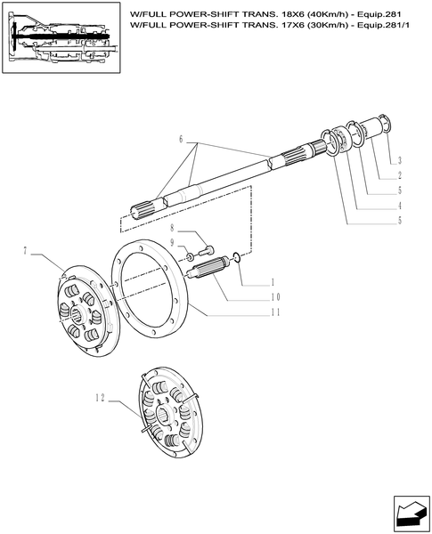 TM120-1.25.3/03 - (VAR.281) CLUTCH, PTO