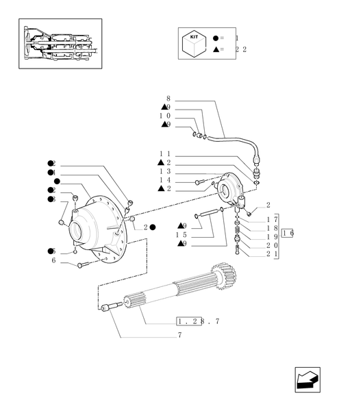 TM120-1.28.7/02 - (VAR.272) HI-LO 24X12 (SHUTTLE 40 KM/H) / CLUTCH ENGAGEMENT