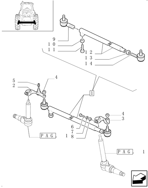 TM120-1.41.0[02] - 2WD FRONT AXLE - TRACK ROD ASSY