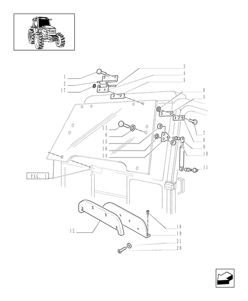 TM120-1.92.3[02] - (VAR.640) HINGED WINDSHIELD