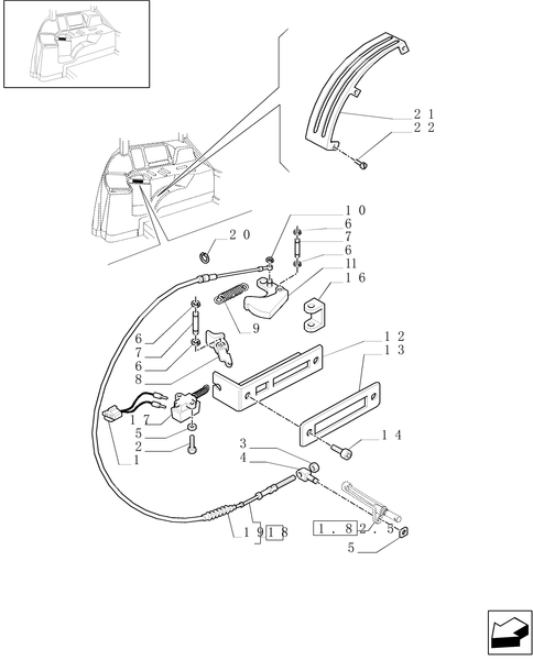 TM120-1.96.1/01[01] - MECHANICAL GEAR BOX 20X16 (40 KM/H) /MECHANICALLY CONTROLLED HYDRAULIC LIFT (OPEN CENTRE)