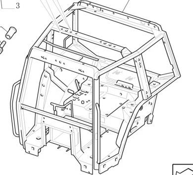 87302914 CAB FRAME