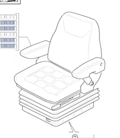 82027642 DRIVER SEAT