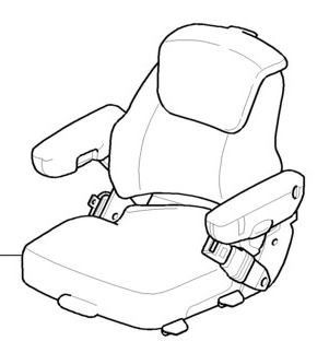 82030799 DRIVER SEAT