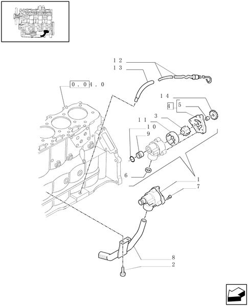 TM140-0.30.0 - PUMP, ENGINE OIL