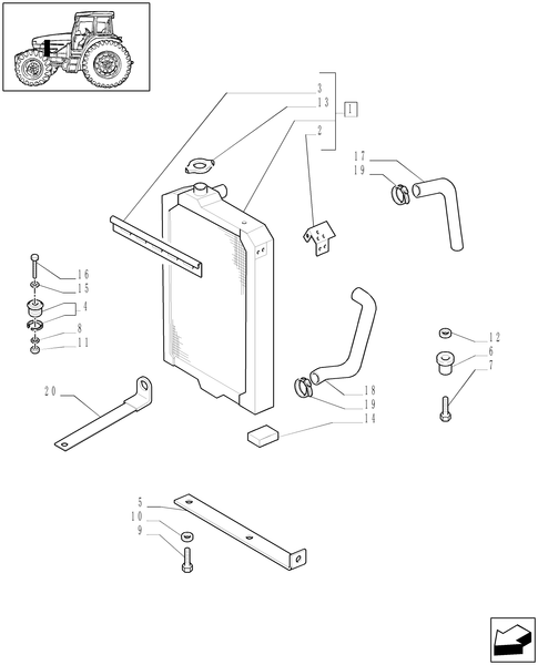 TM140-1.17.0/01 - RADIATOR & RELATED PARTS