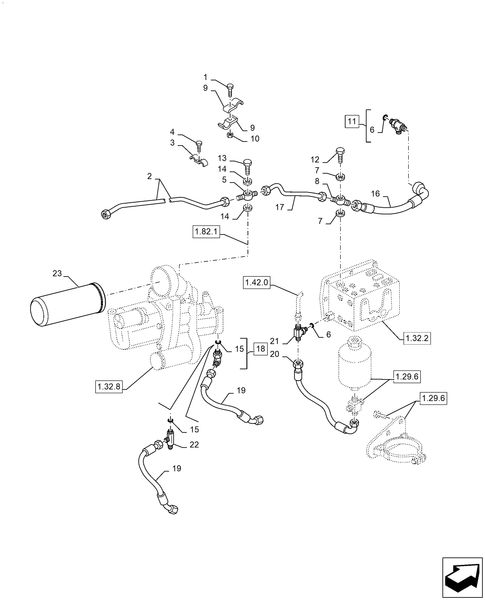 TM140-1.29.7[01] - GEARBOX LUBRICATION PIPING