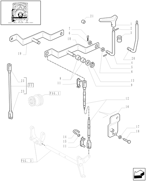 TM140-1.32.3/02[02] - (VAR.146) CREEPER TRANSMISSION FOR FULL POWER SHIFT - CONTROL REDUCTION