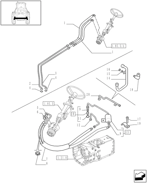 TM140-1.42.0[01] - POWER STEERING HYDRAULIC CONTROL