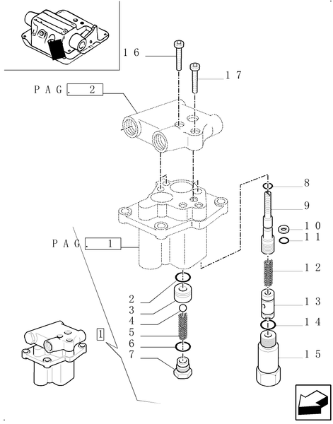 TM140-1.82.1/01A[03] - LIFTER, DISTRIBUTOR AND VALVES BREAKDOWN