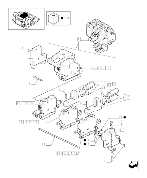 TM140-1.82.7[02] - EXTRA EXTERNAL CONTROL VALVES AND PIPES