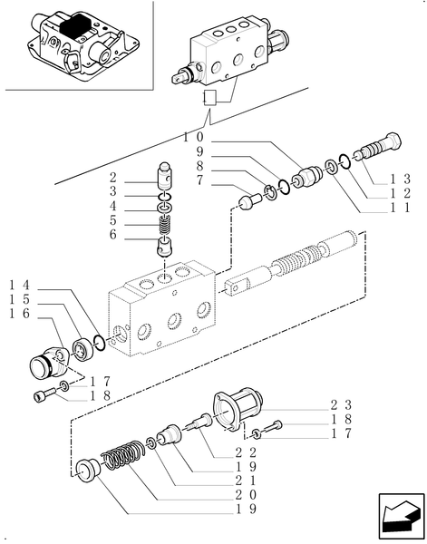 TM140-1.82.7/01A - SIMPLE/DOUBLE-ACTING EXTERNAL CONTROL VALVE BREAKDOWN - C5500