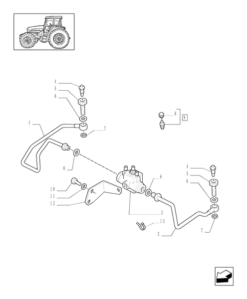 TM140-1.82.713/07[01] - (VAR.396) BRAKING SYSTEM VALVE