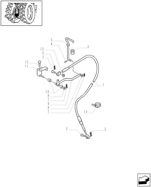 TM140-1.89.3/05 - (VAR.080-248) HYDRAULIC AUTOMATIC PICK UP HITCH FOR 1/2 AUXILIARY RAM